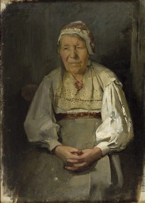 Ritratto di madre - Art Museum of Estonia's painting collection, Tallinn